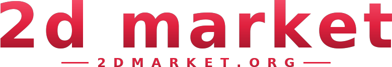 2d market logo
